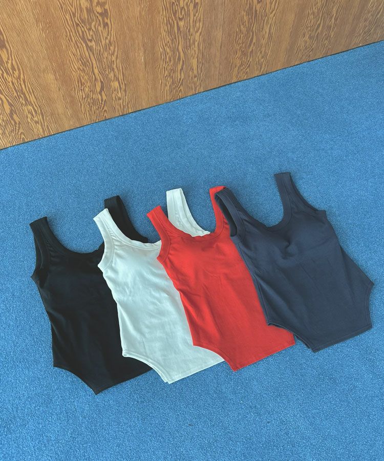 カップインラウンドタンクトップ