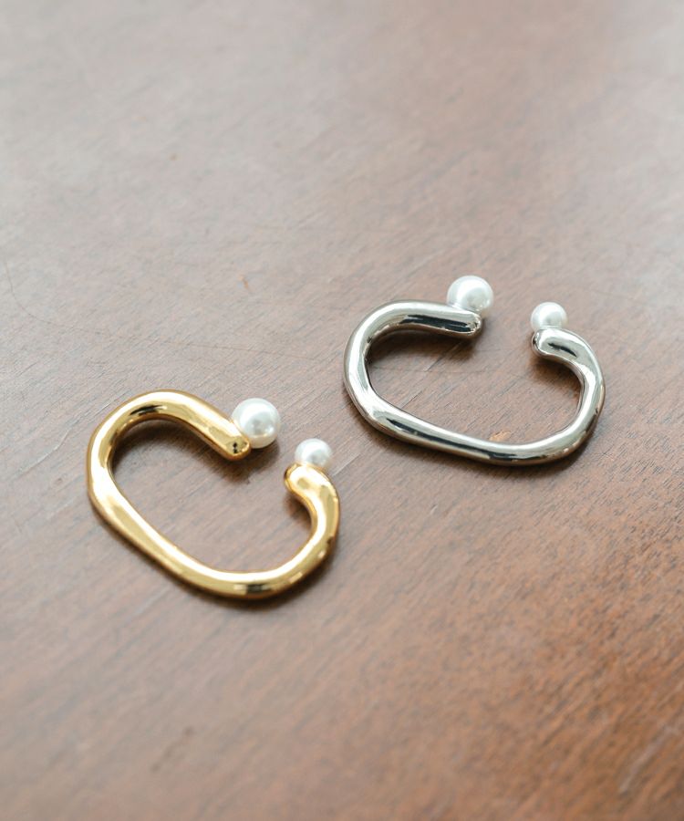 パールダブルフィンガーリング