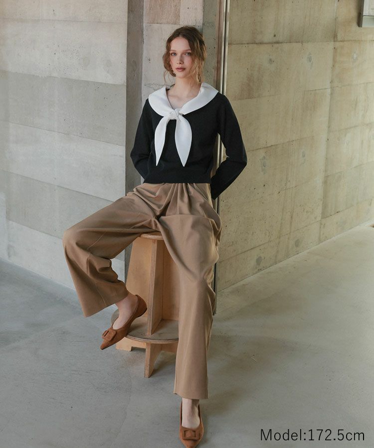 BALMUNG セーラー ニット BALMUNG バルムング】セーラービッグサマーニット WHITE