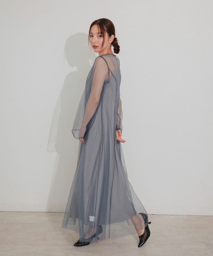 multiway volume tulle dress