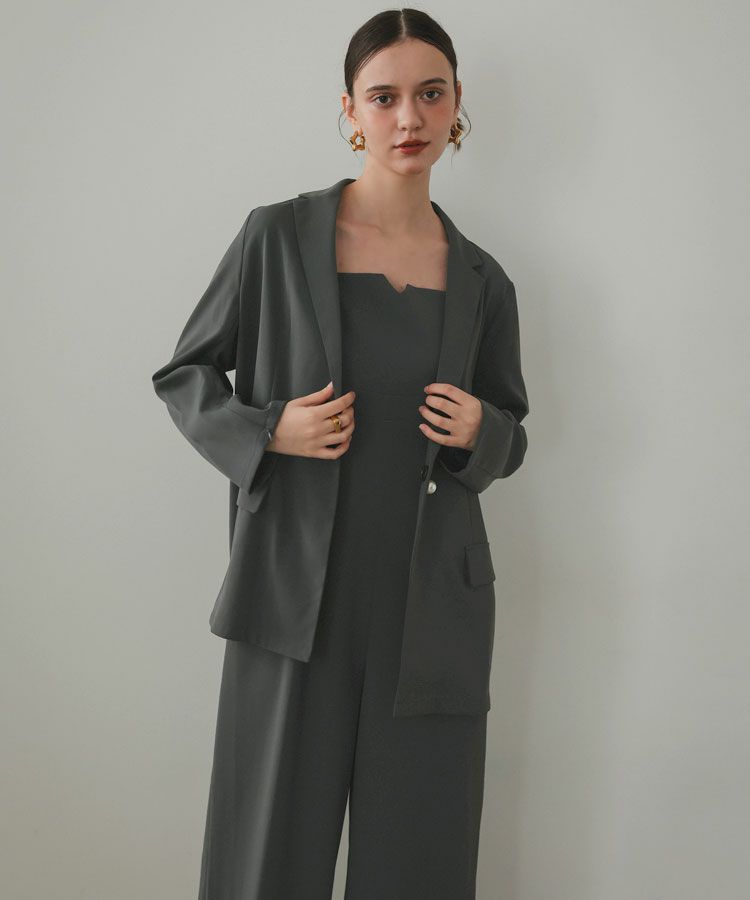 jacket and all-in-one setup dress