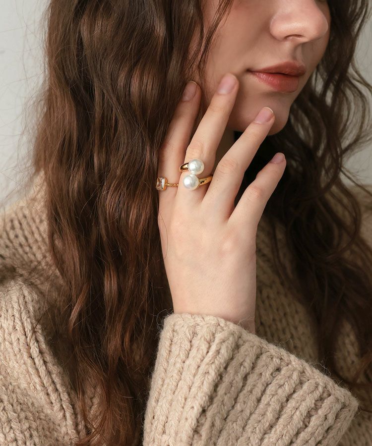 ダブルパールリング メール便