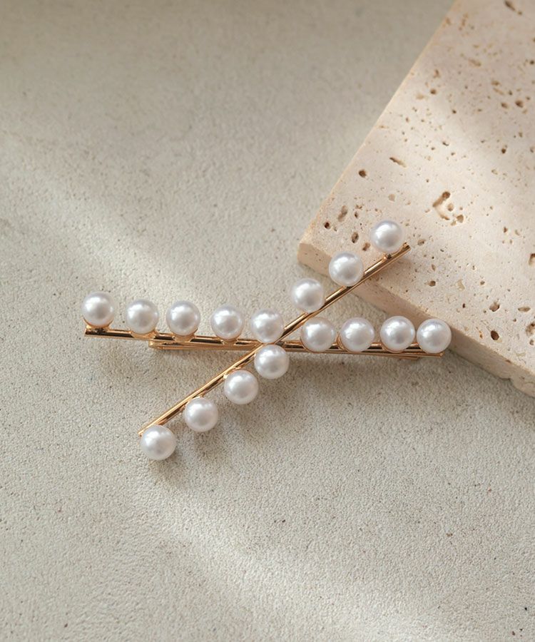 クロスパールヘアピン