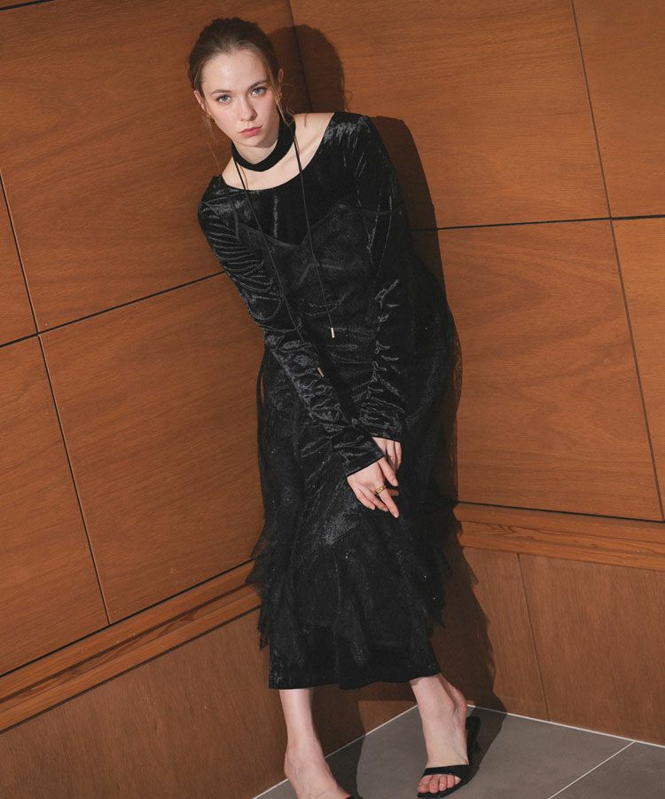 detached sleeve dress